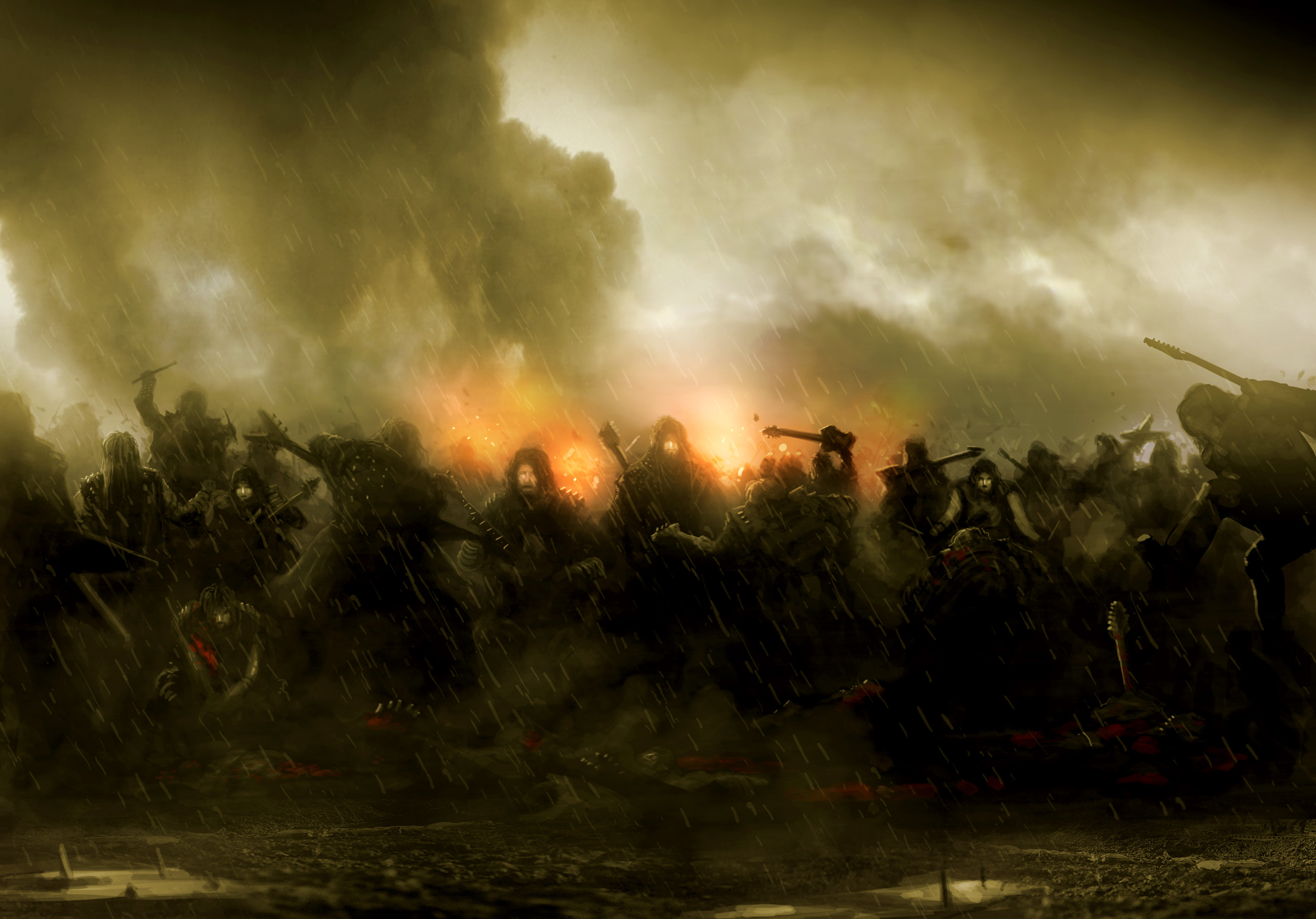 Metal Overture warring metalheads